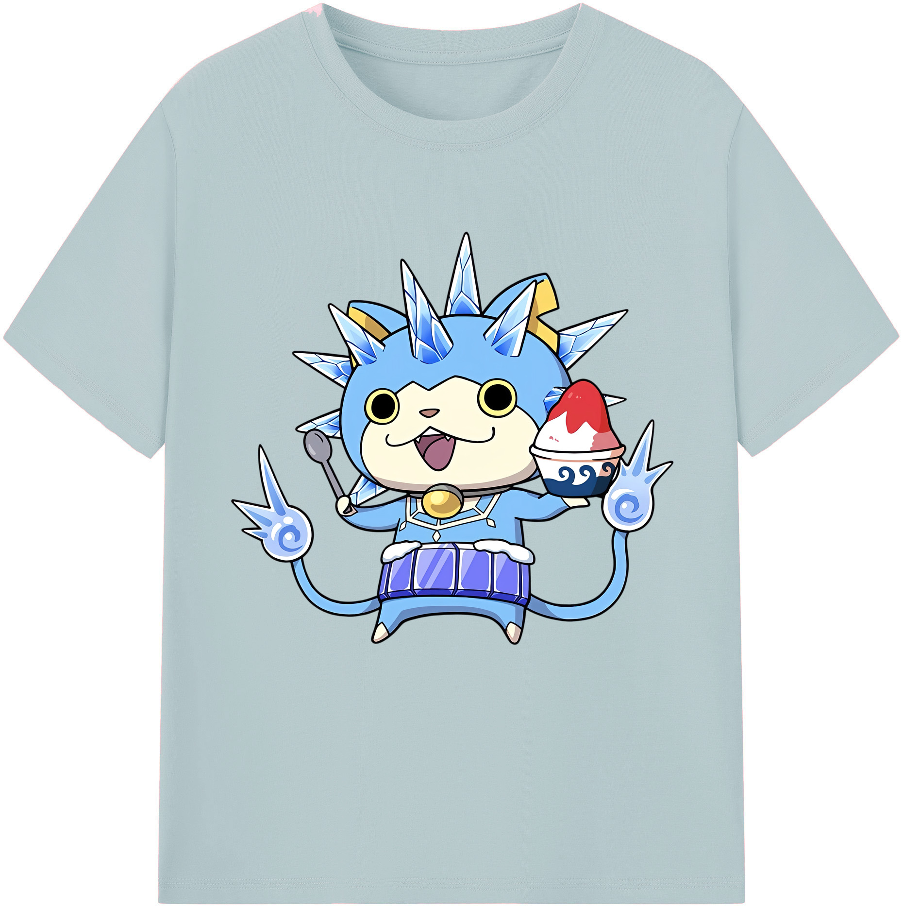 （画像用） 妖怪ウォッチ Yo-kai Watch 綿100％半袖Tシャツ（フロントプリント）